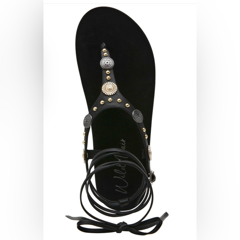 NW Wild Pair Earheart Thong Lace-Up Flat Sandals